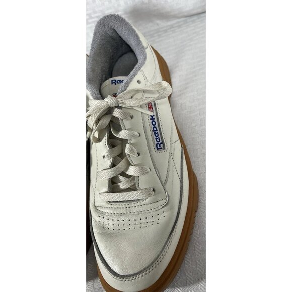 The Athlete Shoe Size 10 - Reebok Club C Bulc White Gum - Picture 2 of 15